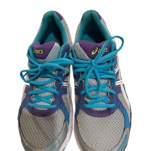 Onitsuka Tiger by Asics Blue and Purple Athletic Shoes